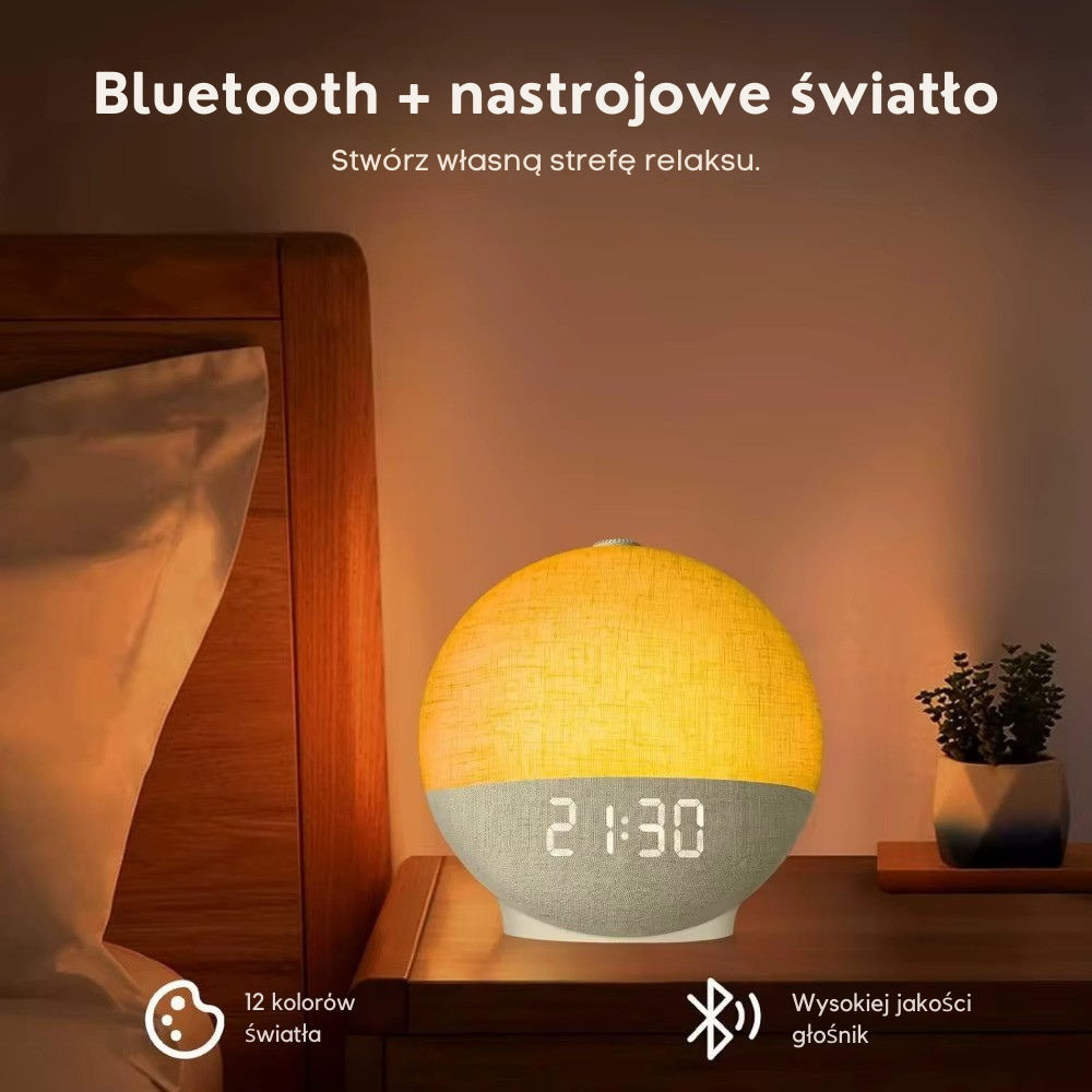 Budzik świetlny Lumenza