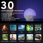 Budzik świetlny Lumenza